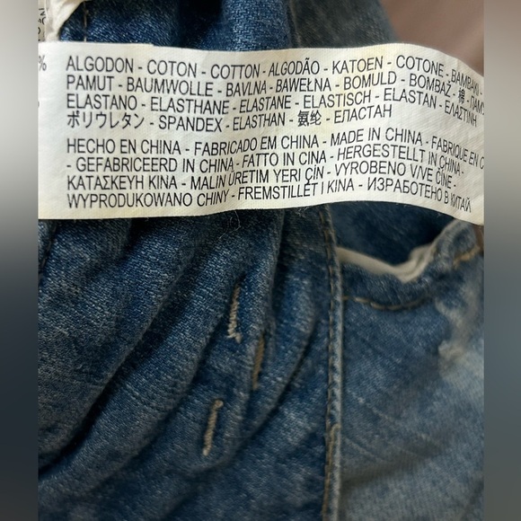 Zara Denim Rules By TRF Y2K Button Fly Low Rise Moto Zip Ankle Women Size 6 EUC! - Picture 10 of 11